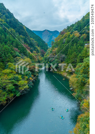 Okutama's great nature Okutama Tamagawa 109549474