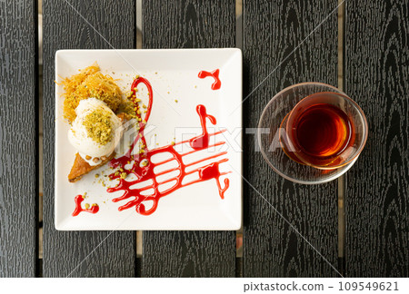 Baklava Ramadan Dessert, Eastern Sweet Pastries, Turkish Baklawa, Traditional Oriental Desert Mix Baklava Ramadan Dessert, Eastern Sweet Pastries, Turkish Baklawa, Traditional Oriental Desert Mix 109549621