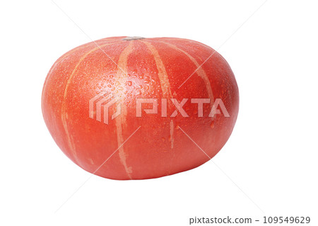 Orange ripe pumpkin isolate on white background. Halloween, Harvest. Healthy food. Orange ripe pumpkin isolate on white background. Halloween, Harvest. Healthy food. 109549629