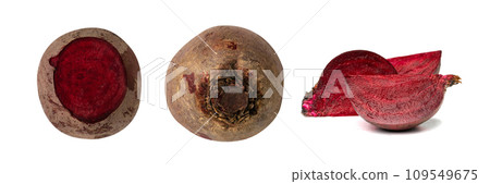 Beetroot Slice Isolated Beetroot Slice Isolated 109549675