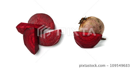 Beetroot Slice Isolated Beetroot Slice Isolated 109549683