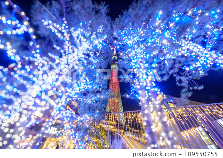 “東京”東京天空樹和聖誕燈飾 109550755