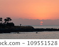 Sunrise scenery of Iwaizaki, a tourist spot in Kesennuma City 109551528
