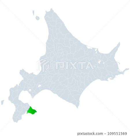 函館市和北海道地圖 109551569