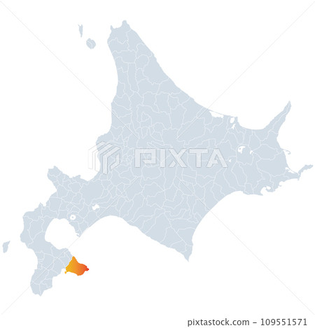 函館市和北海道地圖 函館市和北海道地圖 109551571