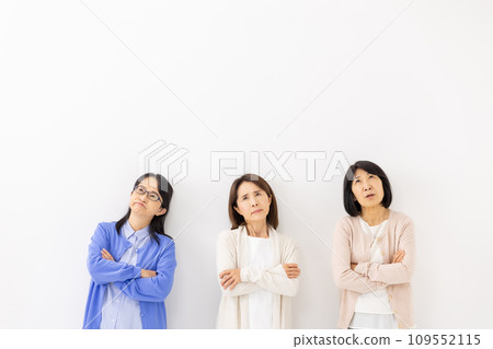 Worried senior woman Worried senior woman 109552115