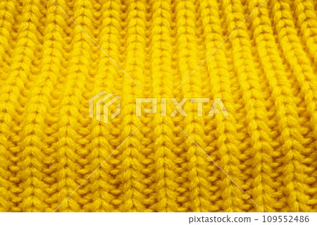 Yellow knitting wool texture background Yellow knitting wool texture background 109552486