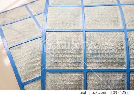 air conditioner filter with dirty dust air conditioner filter with dirty dust 109552534