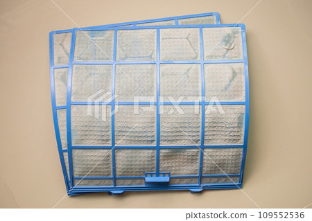 air conditioner filter with dirty dust air conditioner filter with dirty dust 109552536