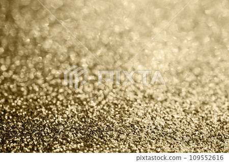 Abstract gold glitter sparkle blurred with bokeh background 109552616