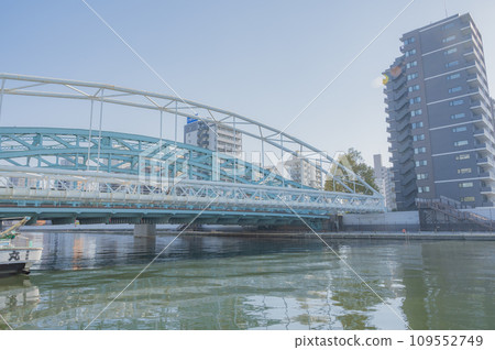 Tokyo Sumida River and Senju Ohashi Bridge Tokyo Sumida River and Senju Ohashi Bridge 109552749