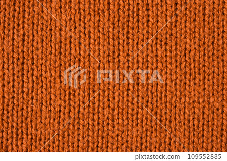 Brown knitted wool texture background 109552885