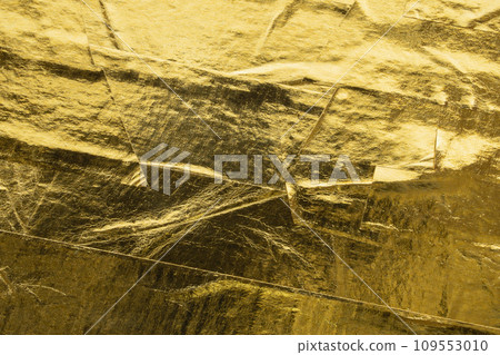 Gold foil tape texture background 109553010