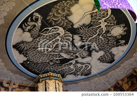 鎌倉建長寺大殿雲龍 109553364