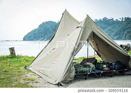 tent camping scenery sea beach Okinawa solo camping camping image tent camping scenery sea beach Okinawa solo camping camping image 109554116