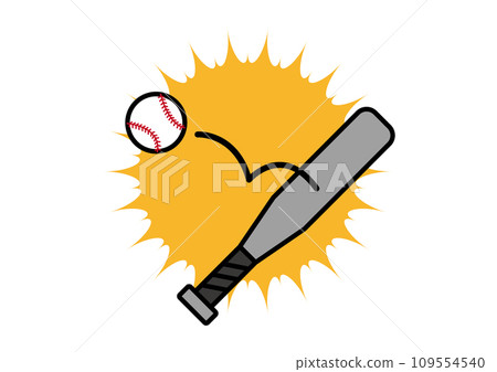 Baseball illustration Baseball illustration 109554540