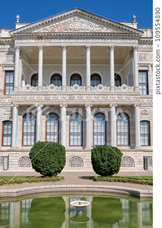 Dolmabahce sarayi museum Ottoman sultans palace in Istanbul Turkey 109554890