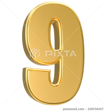 Follow Number 3D Render Follow Number 3D Render 109556447