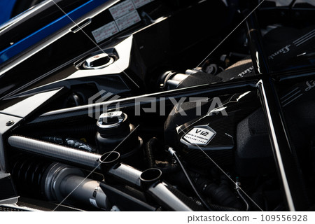 V12 engine installed in supercar 109556928