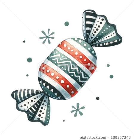 Colorful Candy Delights in Watercolor,Sweet Treats Collection on isolated background Colorful Candy Delights in Watercolor,Sweet Treats Collection on isolated background 109557243