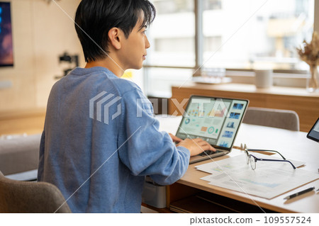 20多歲的年輕人的肖像 109557524