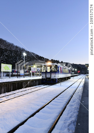 西粟倉站雪景 109557574