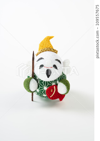 新年七福神惠比壽形象 109557675