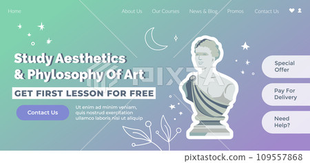 Study aesthetics and philosophy of art, website Study aesthetics and philosophy of art, website 109557868
