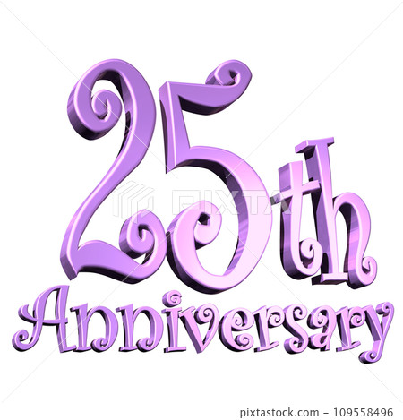 3DCG角色「25週年/25週年」紫、紫 3DCG角色「25週年/25週年」紫、紫 109558496