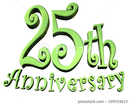 3DCG角色《25週年/25週年》綠、綠 3DCG角色《25週年/25週年》綠、綠 109558625