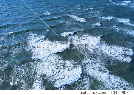 Sea photo taken with a drone 109559085