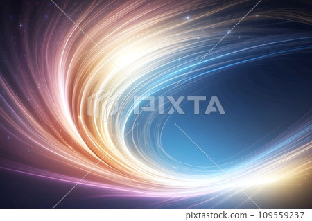 Abstract background of colorful waves and light 109559237