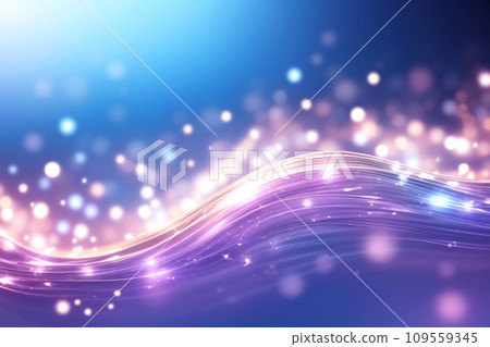 彩色波浪和光的抽象背景 109559345