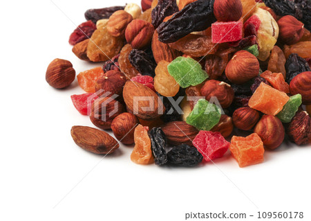 Nuts and candied fruits 109560178