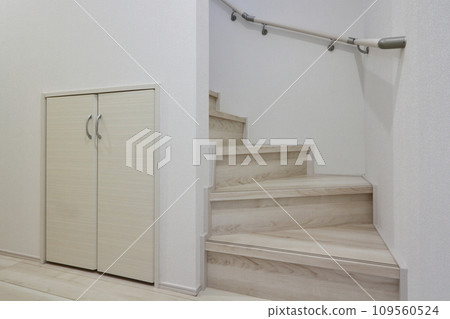 Storage under stairs 109560524