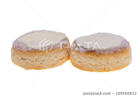 Shortbread (Polvoron) isolated 109560652