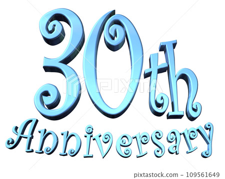 3DCG角色「30th Anniversary/30週年」藍色、藍色 109561649