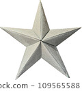 Star object with glitter 109565588