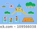 Children playing in the park 109566038