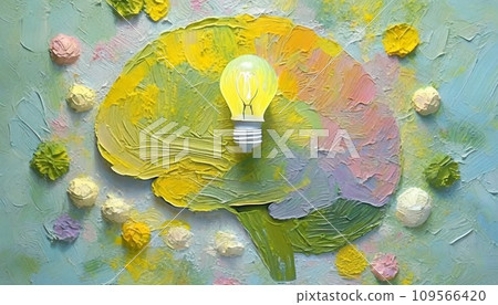 Brain Brain Flash Inspiration Brain Wave Illustration 109566420