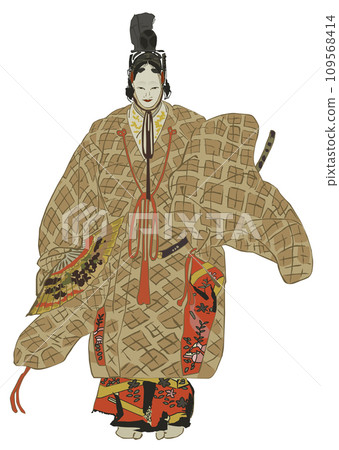 Noh Tsukioka Kogyo Nohgaku Hyakuban “Izutsu” Noh Tsukioka Kogyo Nohgaku Hyakuban “Izutsu” 109568414