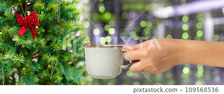 Christmas Cup in Hands, Coffee Mockup, Winter Mug Background, Empty Blank Cup, Holiday Drink Mock Up Christmas Cup in Hands, Coffee Mockup, Winter Mug Background, Empty Blank Cup, Holiday Drink Mock Up 109568536