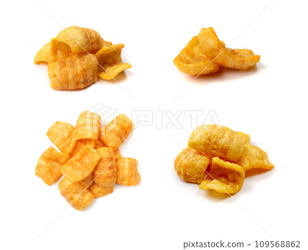 Bacon Chips, Puff Crisps Bacon Chips, Puff Crisps 109568862