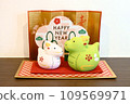 Dragon parent and child and folding screen decoration 109569971