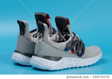 Modern gray child sport shoes 109570370