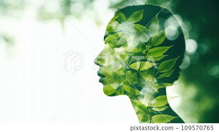AI-generated content. green planet concept 109570765