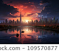 City in virtual reality 109570877