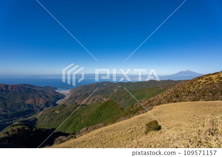 Toda townscape seen from Nishiizu/Nishiizu Skyline Izu City, Shizuoka Prefecture 109571157