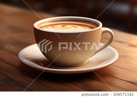 cup of fresh coffee on the table cup of fresh coffee on the table 109571192