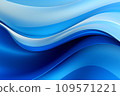 Blue background with waves 109571221
